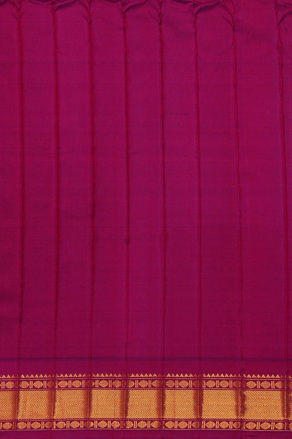 Image of Gadwal Silk Parrot Green Saree